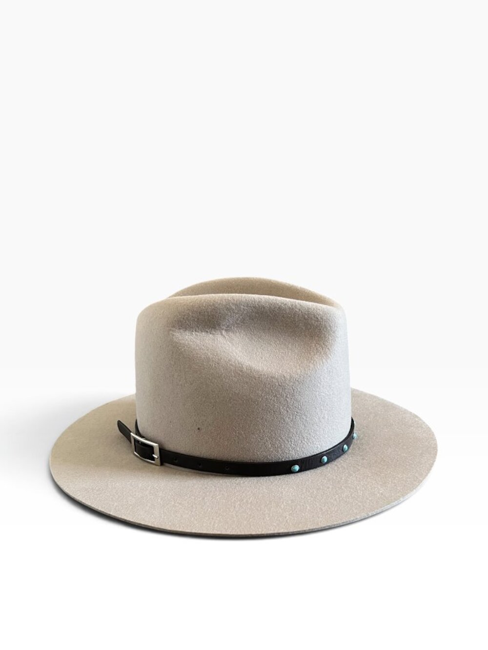 Gigi Pip Australian Wool Billie Western Style Banded Hat In Tan 59 M/L - Picture 5 of 11